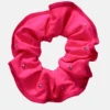 Hot Pink Lycra Scrunchie With Stones -Quatro Clothing Shop HotPinkLycraScrunchiewithStones
