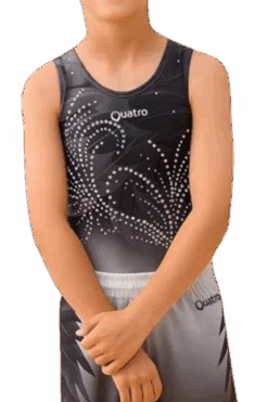 Odile -Quatro Clothing Shop Odile Men s Leotard with Stone Personalisation Front