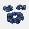 Royal Gunmetal Scrunchie -Quatro Clothing Shop Royal Gunmetal Mystique Scrunchie