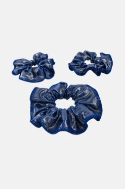 Royal Gunmetal Scrunchie