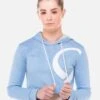 Cropped Hoodie Powder Blue -Quatro Clothing Shop cropped hoodie powder blue configurable 979272