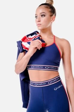 Kingdom Navy Crop Top