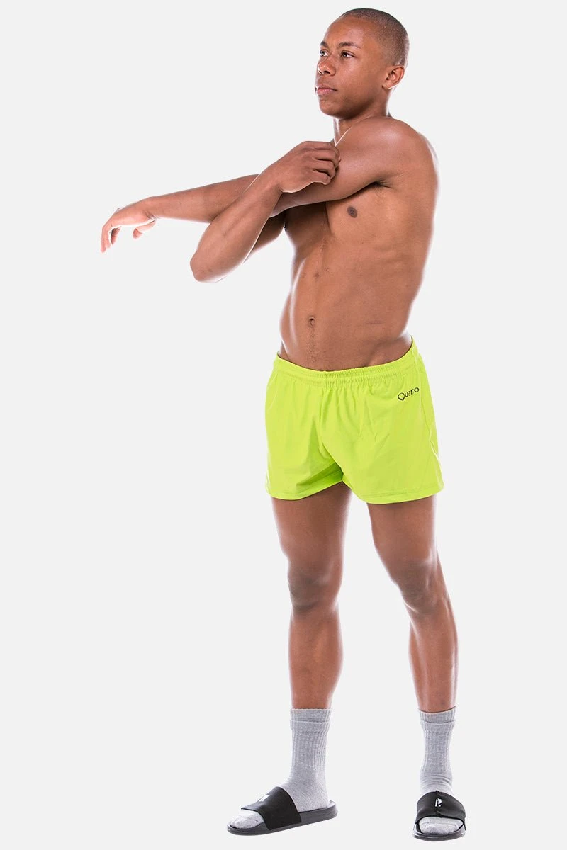 Mens Lime Shorts 4 Mens Lime Shorts - Image 2