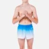 Mens Ocean Blue And White Ombre Shorts -Quatro Clothing Shop mens ocean blue and white ombre shorts configurable 385987