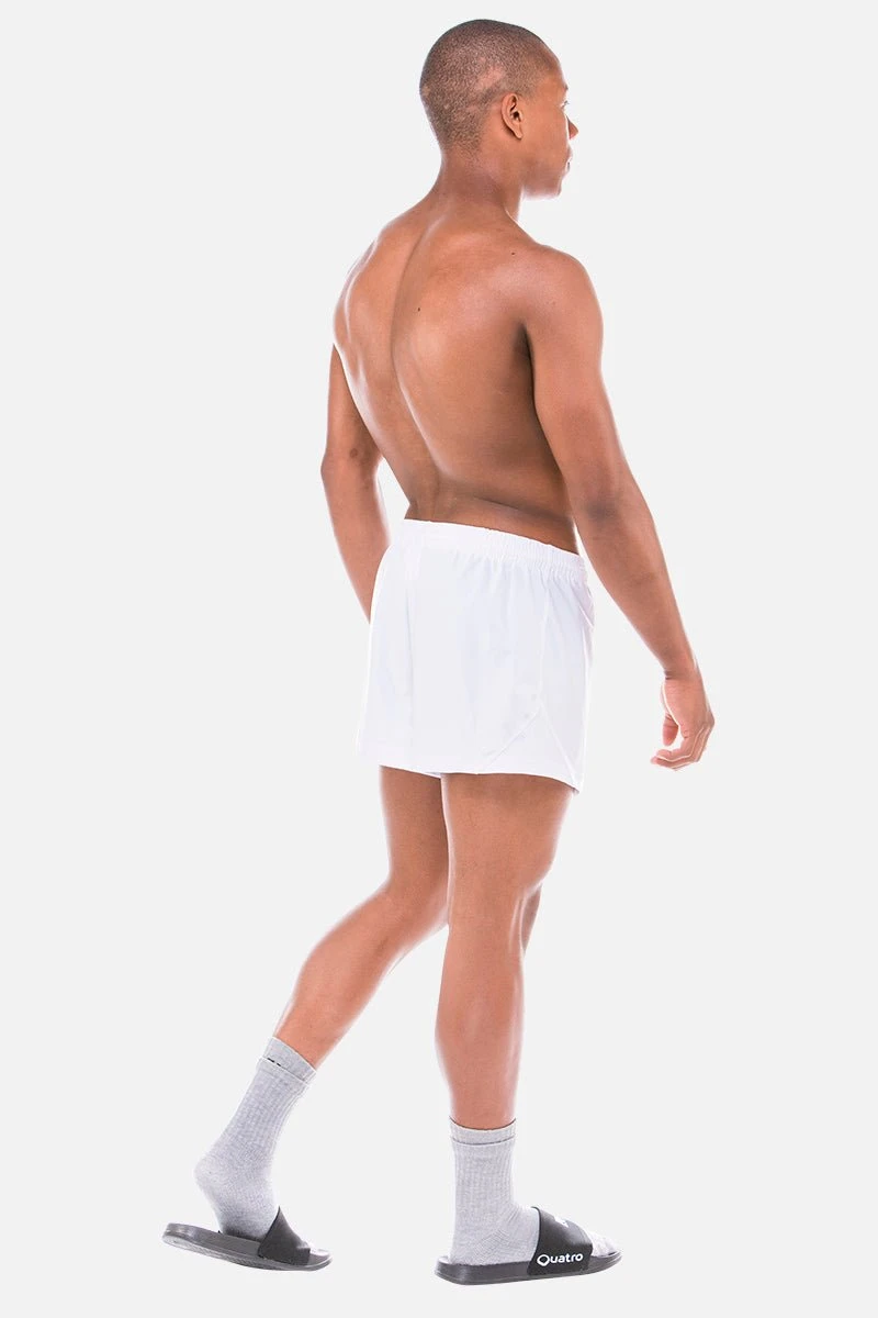 Mens White Shorts 4 Mens White Shorts - Image 2