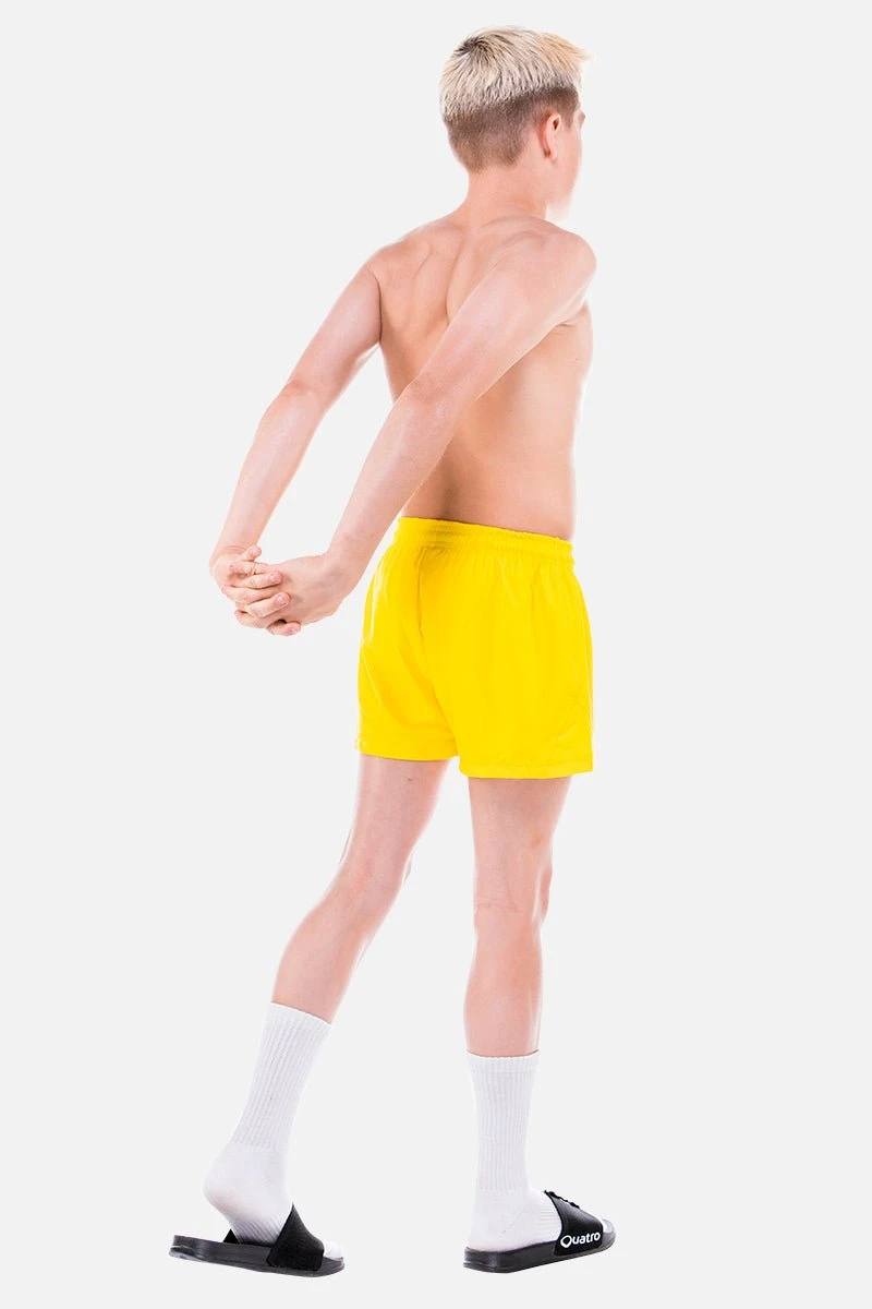 Mens Yellow Shorts 4 Mens Yellow Shorts - Image 2