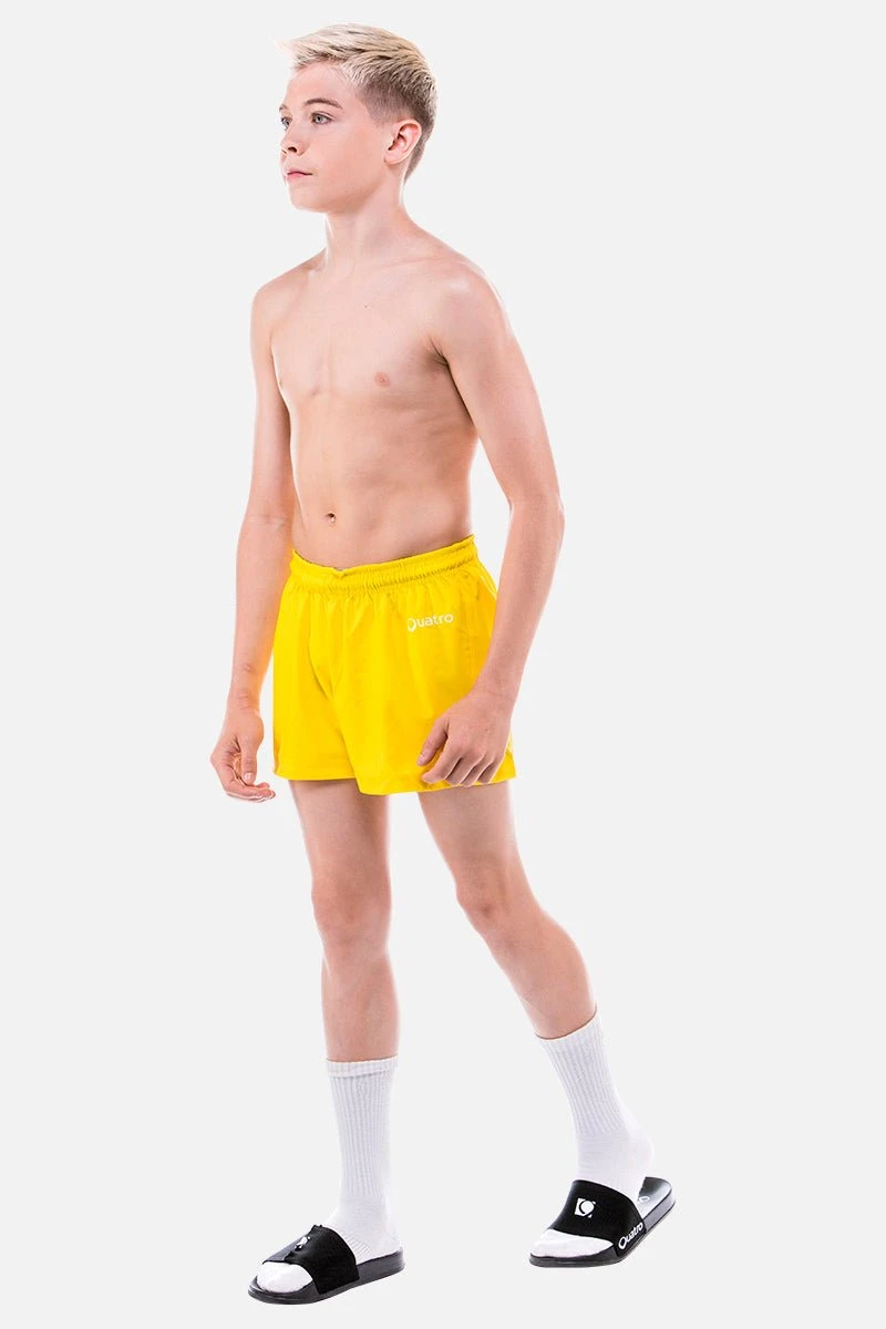 Mens Yellow Shorts 5 Mens Yellow Shorts - Image 3
