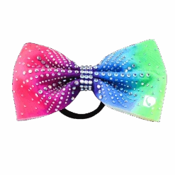 Muse Multicolour Ombre Rhinestone Bow
