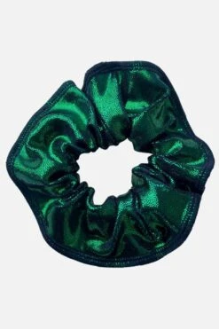 Navy Kelly Green Scrunchie
