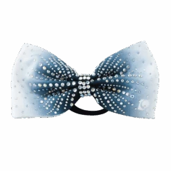 Navy Ombre Rhinestone Bow