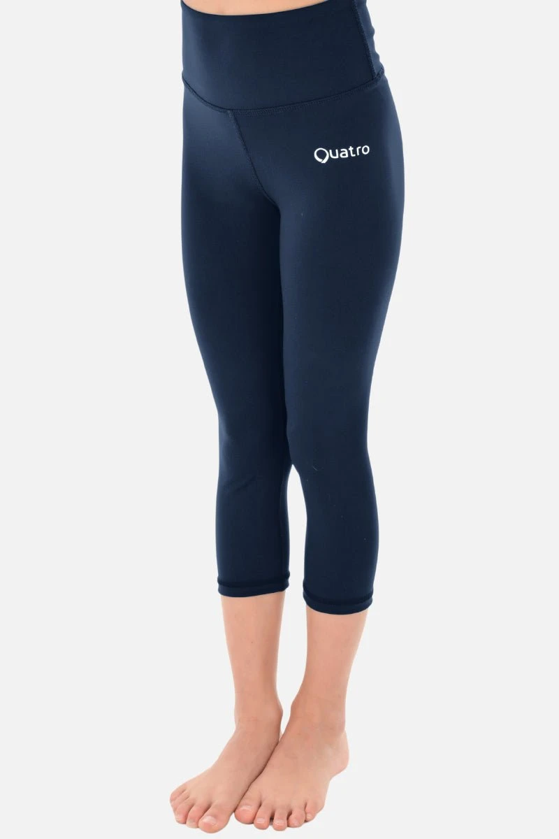 Navy Yoga Fit Capri Leggings 3 Navy Yoga Fit Capri Leggings