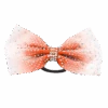 Orange Rhinestone Bow -Quatro Clothing Shop orange rhinestone bow simple 502183