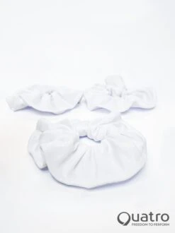 Pearl White Scrunchie