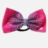 Pink To Purple Ombre Rhinestone Bow -Quatro Clothing Shop pink to purple ombre rhinestone bow simple 968708