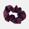 Plum Wet Look Lycra Scrunchie -Quatro Clothing Shop plum wetlook lycra scrunchie simple 347991