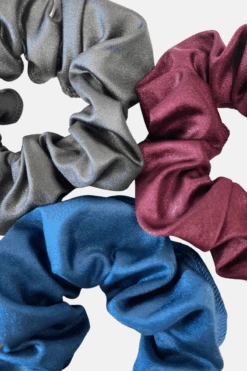 Plum Wet Look Lycra Scrunchie -Quatro Clothing Shop plum wetlook lycra scrunchie simple 780543