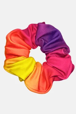 Purple And Yellow Ombre Scrunchie