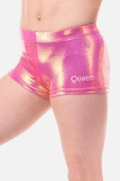 Rose Gold Mystique Shorts -Quatro Clothing Shop rose gold mystic coloured shorts configurable 884858