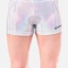 Silver Holo Mystique Shorts -Quatro Clothing Shop silver holo mystique shorts configurable 978418