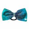 Teal To Navy Rhinestone Bow 2 Teal To Navy Rhinestone Bow -Quatro Clothing Shop teal to navy rhinestone bow simple 889268